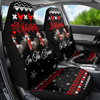 Chicken Farm Christmas Car Seat Cover Xmas Holiday Patterns - Wonder Print Shop