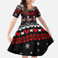 Chicken Farm Christmas Family Matching Puletasi and Hawaiian Shirt Xmas Holiday Patterns - Wonder Print Shop