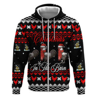 Chicken Farm Christmas Hoodie Xmas Holiday Patterns - Wonder Print Shop