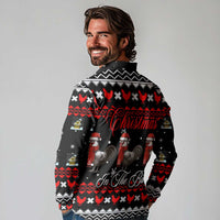 Chicken Farm Christmas Long Sleeve Polo Shirt Xmas Holiday Patterns - Wonder Print Shop