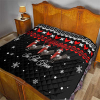 Chicken Farm Christmas Quilt Xmas Holiday Patterns - Wonder Print Shop