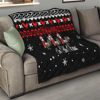 Chicken Farm Christmas Quilt Xmas Holiday Patterns - Wonder Print Shop