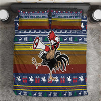 Chicken It Twice Christmas Bedding Set Xmas Holiday Patterns - Wonder Print Shop