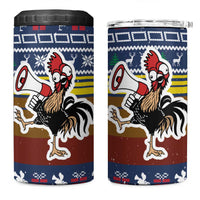 Chicken It Twice Christmas 4 in 1 Can Cooler Tumbler Xmas Holiday Patterns - Wonder Print Shop