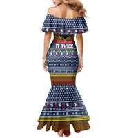 Chicken It Twice Christmas Mermaid Dress Xmas Holiday Patterns - Wonder Print Shop