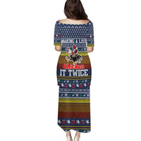 Chicken It Twice Christmas Puletasi Xmas Holiday Patterns - Wonder Print Shop