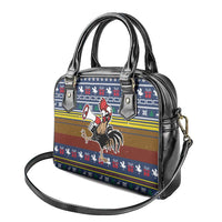Chicken It Twice Christmas Shoulder Handbag Xmas Holiday Patterns - Wonder Print Shop