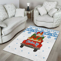 Chicken Life Christmas Area Rug Xmas Holiday Patterns - Wonder Print Shop