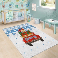 Chicken Life Christmas Area Rug Xmas Holiday Patterns - Wonder Print Shop