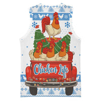 Chicken Life Christmas Basketball Jersey Xmas Holiday Patterns - Wonder Print Shop