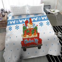 Chicken Life Christmas Bedding Set Xmas Holiday Patterns - Wonder Print Shop