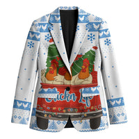 Chicken Life Christmas Blazer Xmas Holiday Patterns - Wonder Print Shop