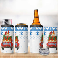 Chicken Life Christmas 4 in 1 Can Cooler Tumbler Xmas Holiday Patterns - Wonder Print Shop