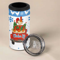 Chicken Life Christmas 4 in 1 Can Cooler Tumbler Xmas Holiday Patterns - Wonder Print Shop