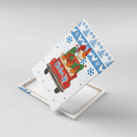 Chicken Life Christmas Canvas Wall Art Xmas Holiday Patterns - Wonder Print Shop