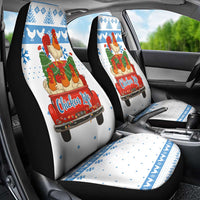 Chicken Life Christmas Car Seat Cover Xmas Holiday Patterns - Wonder Print Shop