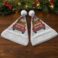 Chicken Life Christmas Santa Hat Xmas Holiday Patterns - Wonder Print Shop