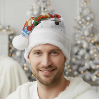 Chicken Life Christmas Santa Hat Xmas Holiday Patterns - Wonder Print Shop