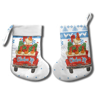 Chicken Life Christmas Stocking Xmas Holiday Patterns - Wonder Print Shop