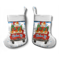 Chicken Life Christmas Stocking Xmas Holiday Patterns - Wonder Print Shop
