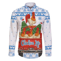 Chicken Life Christmas Family Matching Puletasi and Hawaiian Shirt Xmas Holiday Patterns - Wonder Print Shop