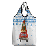 Chicken Life Christmas Grocery Bag Xmas Holiday Patterns - Wonder Print Shop