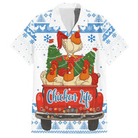 Chicken Life Christmas Hawaiian Shirt Xmas Holiday Patterns - Wonder Print Shop