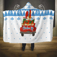 Chicken Life Christmas Hooded Blanket Xmas Holiday Patterns - Wonder Print Shop