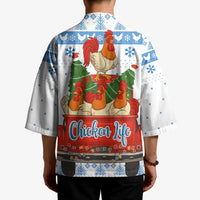 Chicken Life Christmas Kimono Xmas Holiday Patterns - Wonder Print Shop