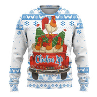 Chicken Life Christmas Ugly Christmas Sweater Xmas Holiday Patterns - Wonder Print Shop