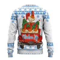 Chicken Life Christmas Ugly Christmas Sweater Xmas Holiday Patterns - Wonder Print Shop