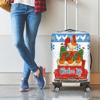 Chicken Life Christmas Luggage Cover Xmas Holiday Patterns - Wonder Print Shop