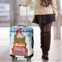 Chicken Life Christmas Luggage Cover Xmas Holiday Patterns - Wonder Print Shop