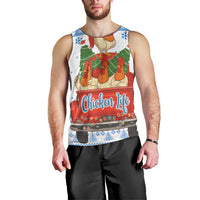 Chicken Life Christmas Men Tank Top Xmas Holiday Patterns - Wonder Print Shop