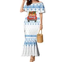 Chicken Life Christmas Mermaid Dress Xmas Holiday Patterns - Wonder Print Shop