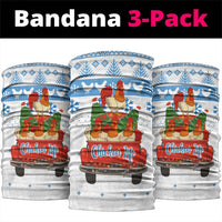 Chicken Life Christmas Neck Gaiter Xmas Holiday Patterns - Wonder Print Shop