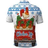 Chicken Life Christmas Polo Shirt Xmas Holiday Patterns - Wonder Print Shop