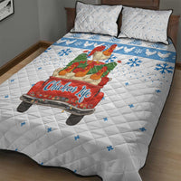Chicken Life Christmas Quilt Bed Set Xmas Holiday Patterns - Wonder Print Shop