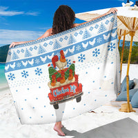 Chicken Life Christmas Sarong Xmas Holiday Patterns - Wonder Print Shop