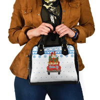 Chicken Life Christmas Shoulder Handbag Xmas Holiday Patterns - Wonder Print Shop