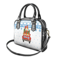 Chicken Life Christmas Shoulder Handbag Xmas Holiday Patterns - Wonder Print Shop