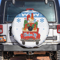 Chicken Life Christmas Spare Tire Cover Xmas Holiday Patterns - Wonder Print Shop
