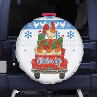 Chicken Life Christmas Spare Tire Cover Xmas Holiday Patterns - Wonder Print Shop