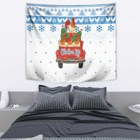 Chicken Life Christmas Tapestry Xmas Holiday Patterns - Wonder Print Shop