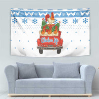 Chicken Life Christmas Tapestry Xmas Holiday Patterns - Wonder Print Shop