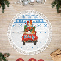Chicken Life Christmas Tree Skirt Xmas Holiday Patterns - Wonder Print Shop