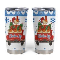 Chicken Life Christmas Tumbler Cup Xmas Holiday Patterns - Wonder Print Shop