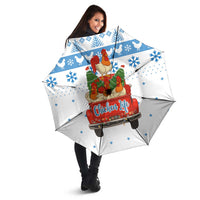 Chicken Life Christmas Umbrella Xmas Holiday Patterns - Wonder Print Shop
