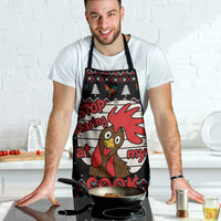 Chicken Stop Christmas Apron Xmas Holiday Patterns - Wonder Print Shop
