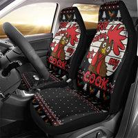Chicken Stop Christmas Car Seat Cover Xmas Holiday Patterns - Wonder Print Shop